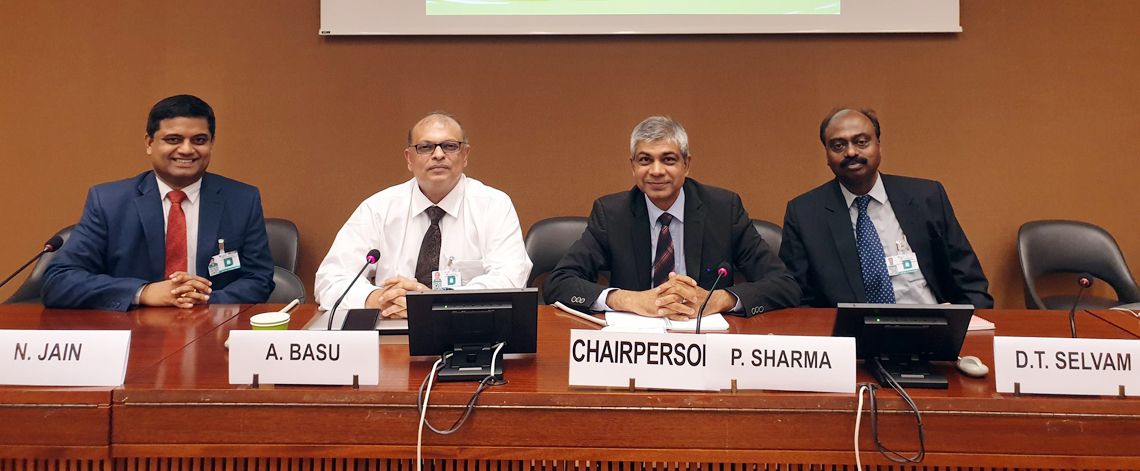 An event organised by India on the side-lines of BWC MX2 on Emerging Landscapes of Science and Technology New Frontiers and Challenges in Bio-threat Detection and Mitigation on July 31, 2019 at the United Nations in Geneva.